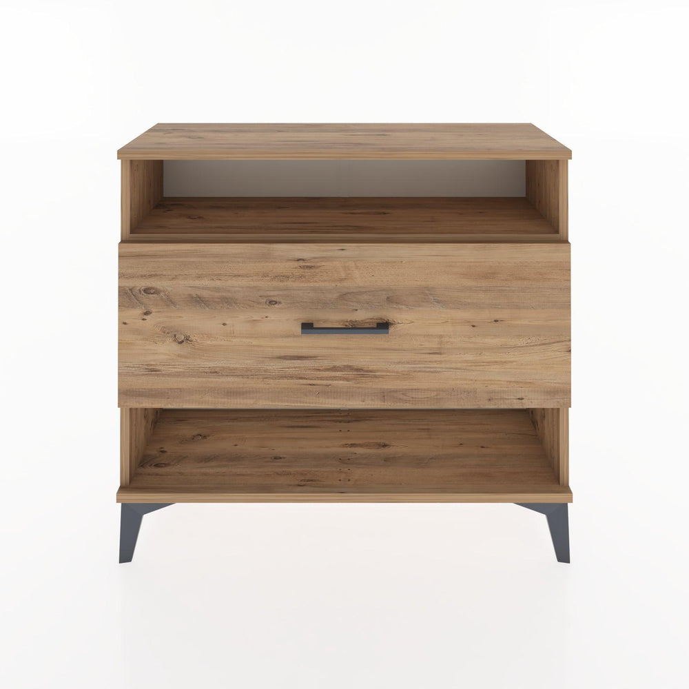 Woodntry Modüler Şifonyer Raf ve Çekmece V2 88x30x68 cm Çam - Woodntry