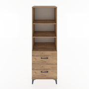 Woodntry Modüler Dolap Çam 60x44x170 cm Çekmeceli ve Raflı CR48-3