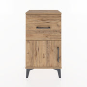 Woodntry Modüler Komodin Çekmece ve Kapaklı V1 44x30x68 cm Çam - Woodntry