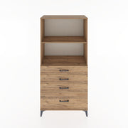 Woodntry Modular Cabinet Pine 88x44x170 cm with Drawers and Shelves CR41-3