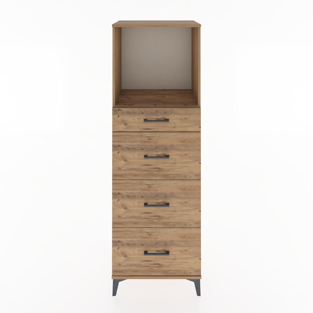 Woodntry Modular Cabinet Pine 60x44x170 cm with Drawers and Shelves CR50-3