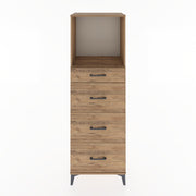 Woodntry Modüler Dolap Çam 60x44x170 cm Çekmeceli ve Raflı CR50-3