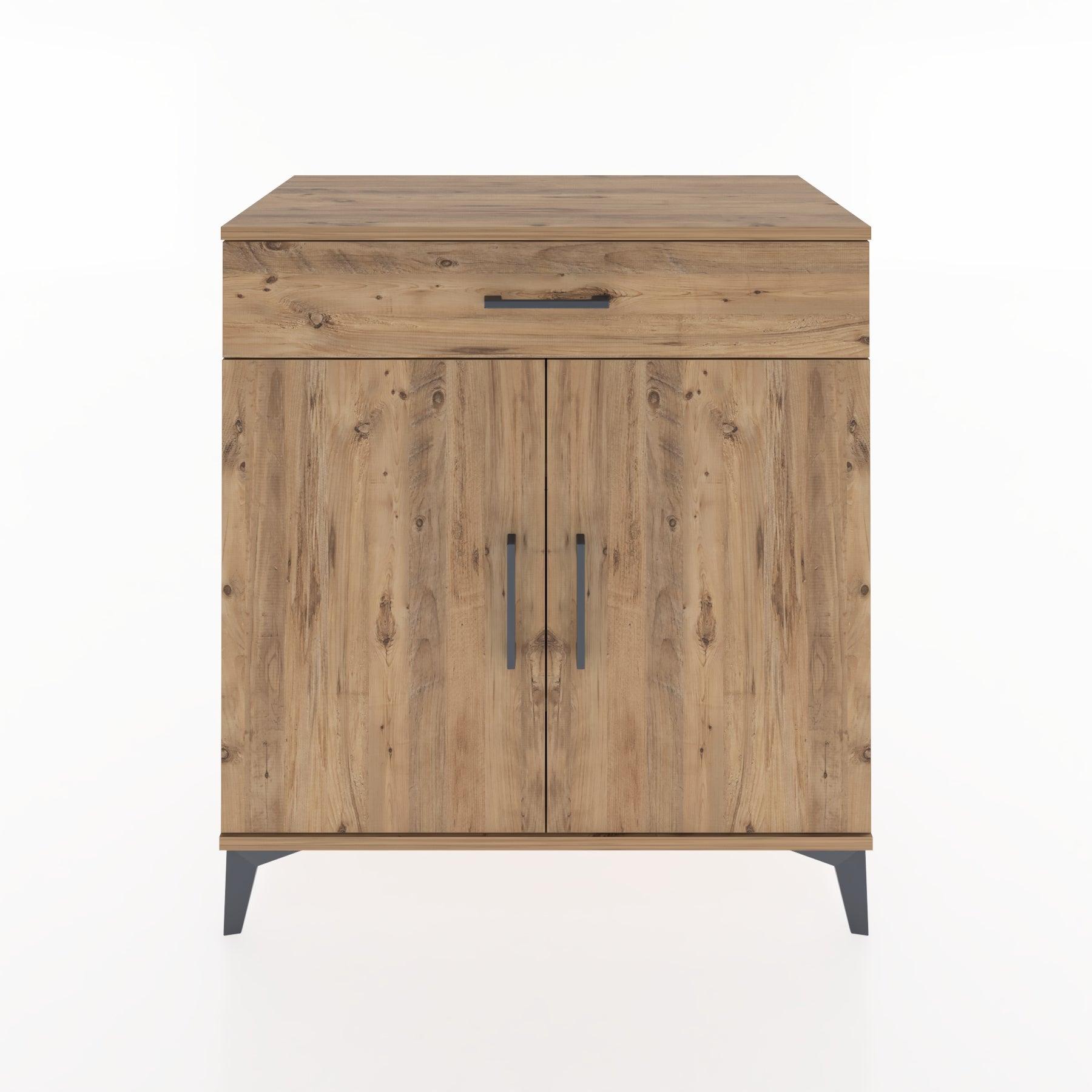 Woodntry Modular Dresser Pine 88x44x84 cm with Cover and Drawer KC79-3