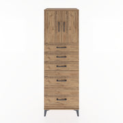 Woodntry Modular Cabinet Pine 60x44x170 cm with Doors and Drawers KC18-3