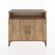 Woodntry Modüler Şifonyer Raf ve İki Kapaklı V1 88x30x68 cm Çam - Woodntry