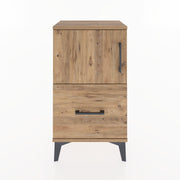 Woodntry Modüler Komodin Çekmece ve Kapaklı V2 44x30x68 cm Çam - Woodntry