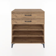 Woodntry Modüler Şifonyer Çam 88x44x84 cm Çekmeceli ve Raflı CR13-3