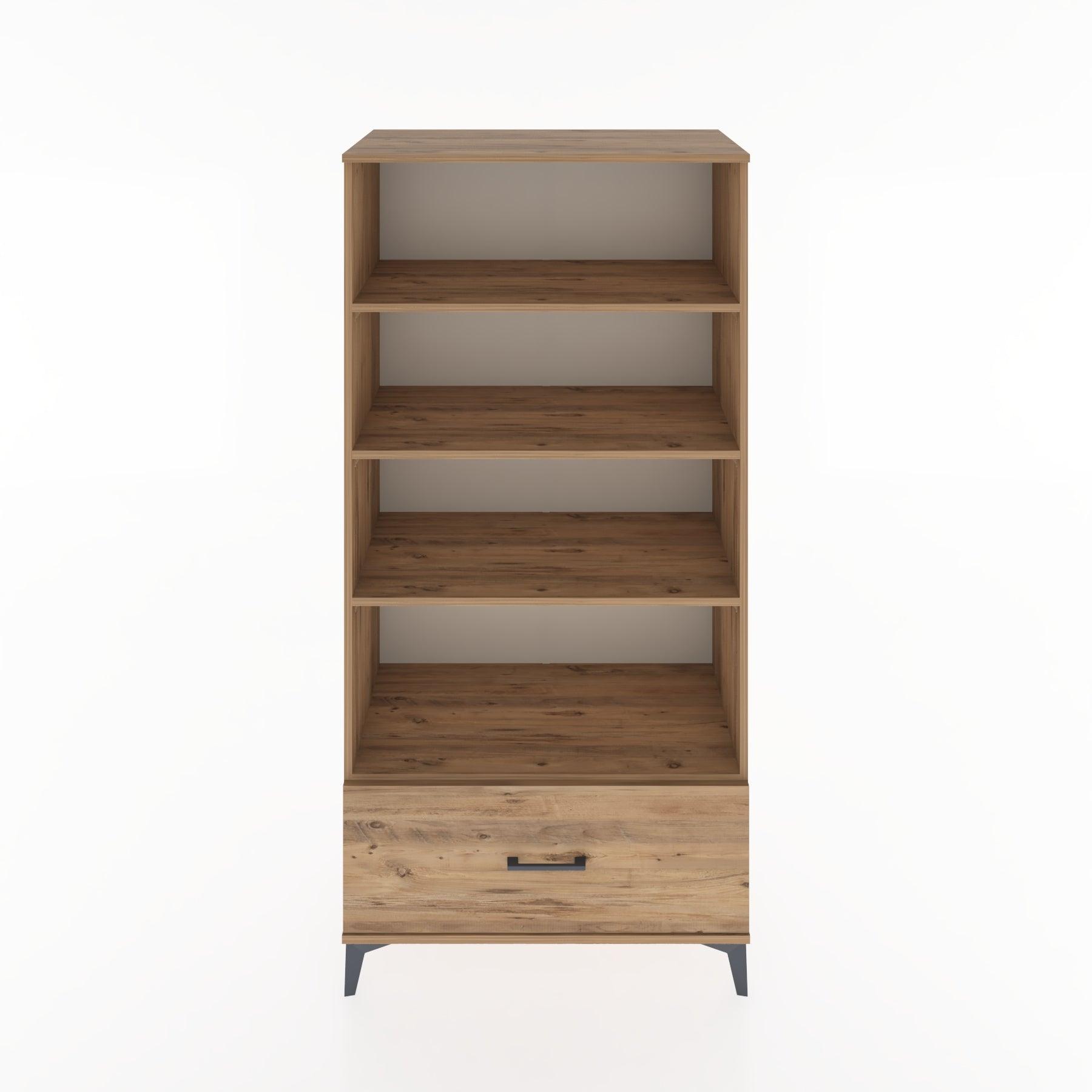 Woodntry Modular Cabinet Pine 88x44x170 cm with Drawers and Shelves CR44-3