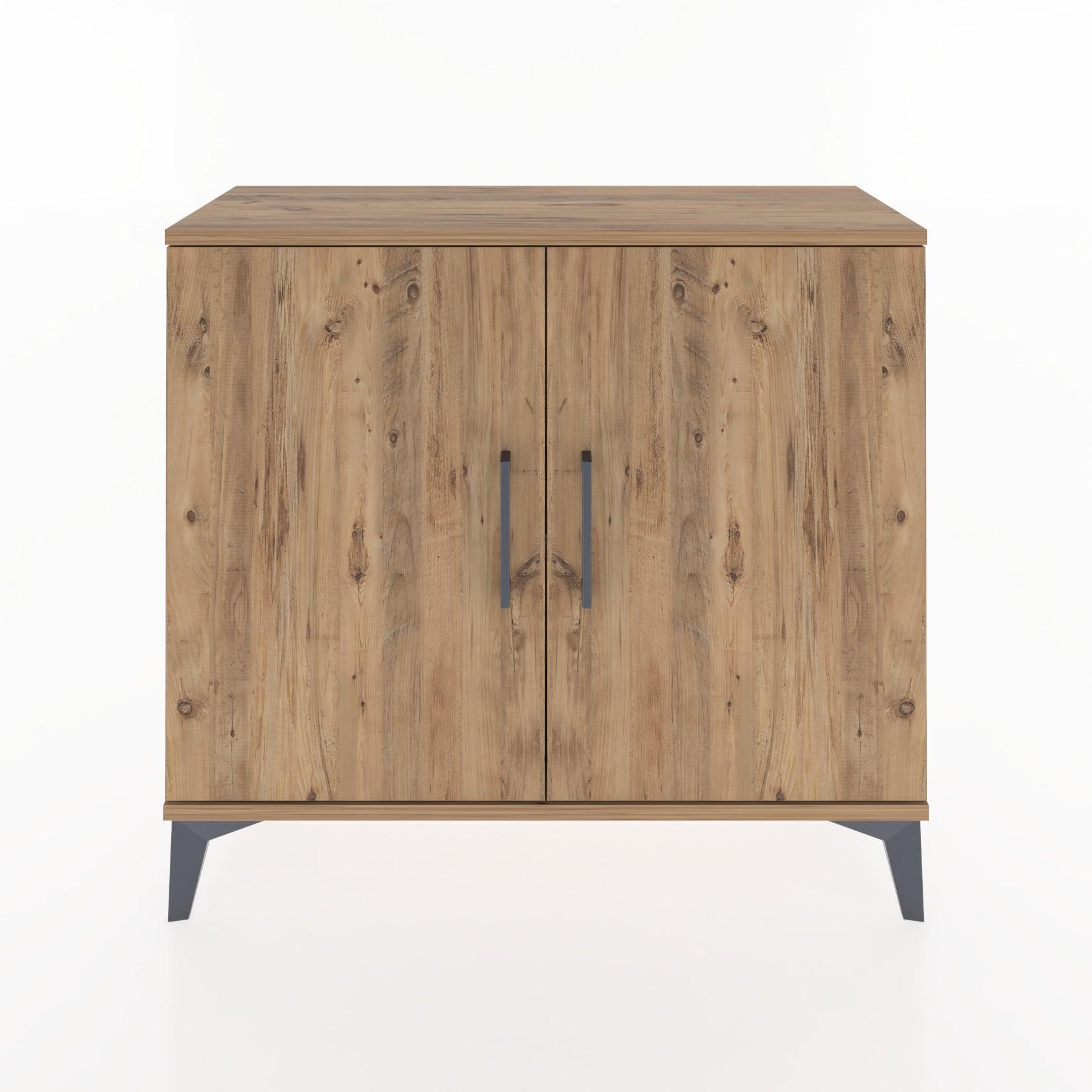 Woodntry Modüler Şifonyer İki Kapaklı V2 88x30x68 cm Çam - Woodntry