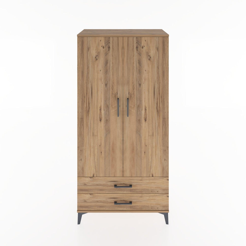 Woodntry Modular Cabinet Pine 88x44x170 cm with Doors and Drawers KC7-3