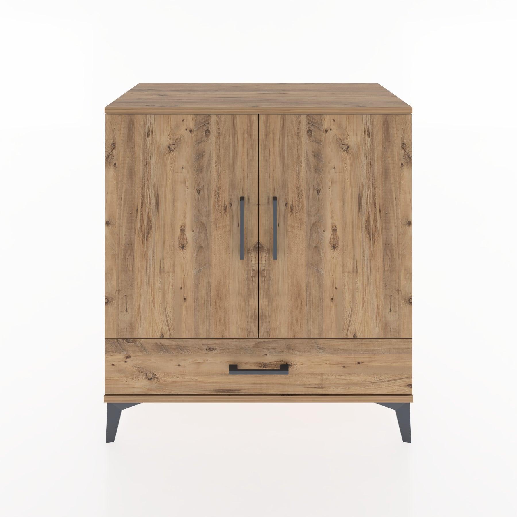 Woodntry Modular Dresser Pine 88x44x84 cm with Cover and Drawer KC73-3