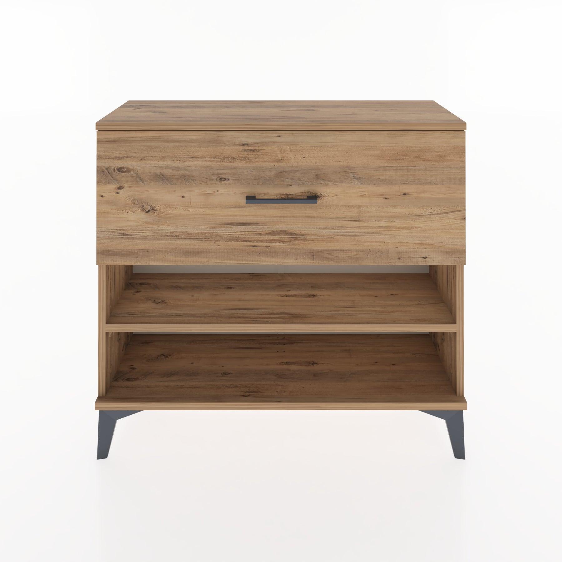 Woodntry Modüler Şifonyer Çekmece ve Raf 88x30x68 cm Çam - Woodntry