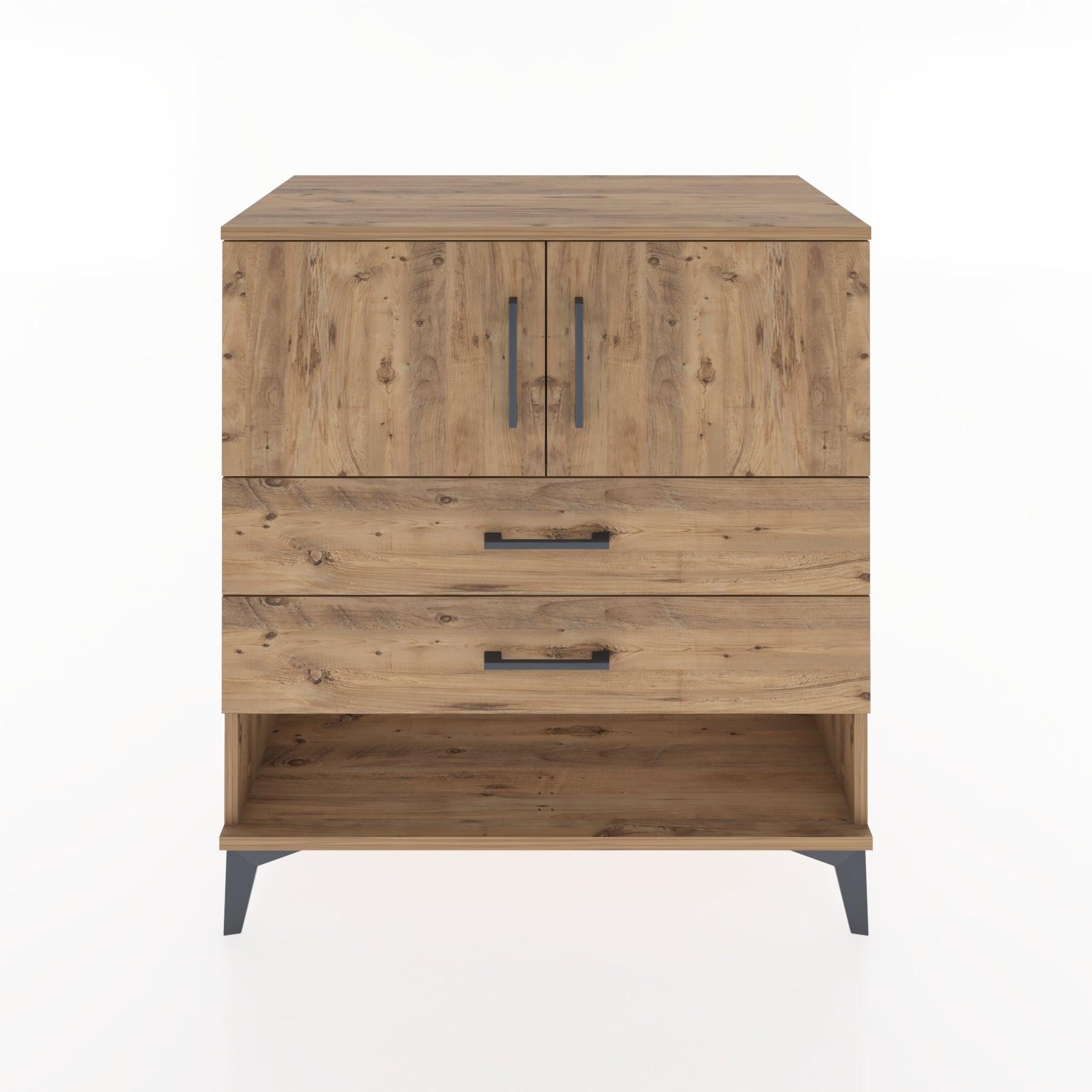 Woodntry Modular Dresser Pine 88x44x84 cm Functional F100-3