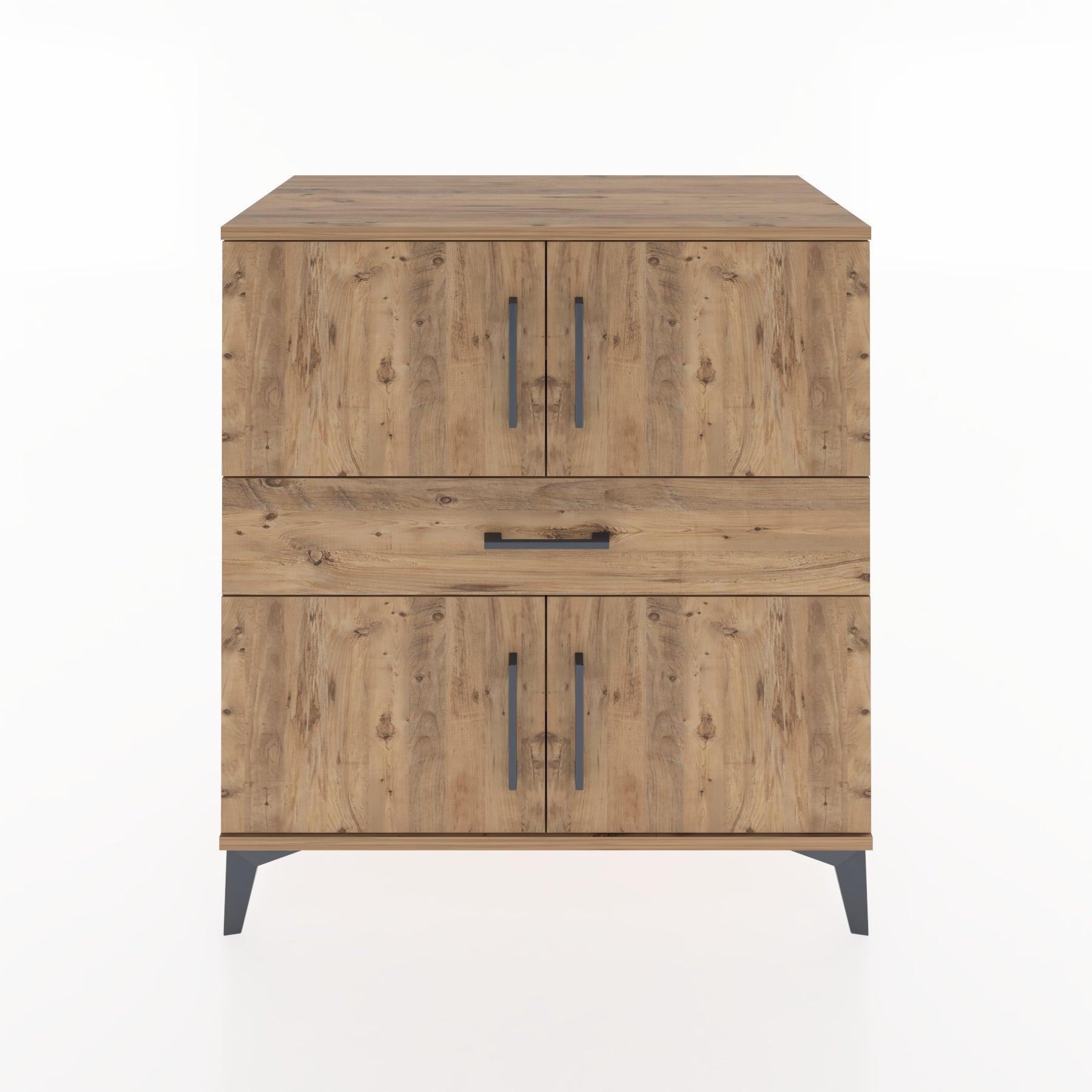 Woodntry Modular Dresser Pine 88x44x84 cm with Cover and Drawer KC101-3