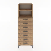 Woodntry Modular Cabinet Pine 60x44x170 cm with Drawers and Shelves CR33-3