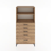 Woodntry Modular Cabinet Pine 88x44x170 cm with Drawers and Shelves CR40-3