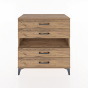 Woodntry Modular Dresser Pine 88x44x84 cm with Drawers and Shelves CR21-3