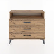 Woodntry Modüler Şifonyer Üç Çekmeceli V2 88x30x68 cm Çam - Woodntry