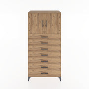 Woodntry Modular Cabinet Pine 88x44x170 cm with Doors and Drawers KC2-3