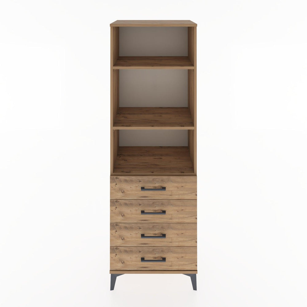 Woodntry Modular Cabinet Pine 60x44x170 cm with Drawers and Shelves CR36-3