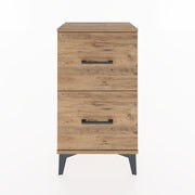 Woodntry Modüler Komodin İki Çekmeceli 44x30x68 cm Çam - Woodntry