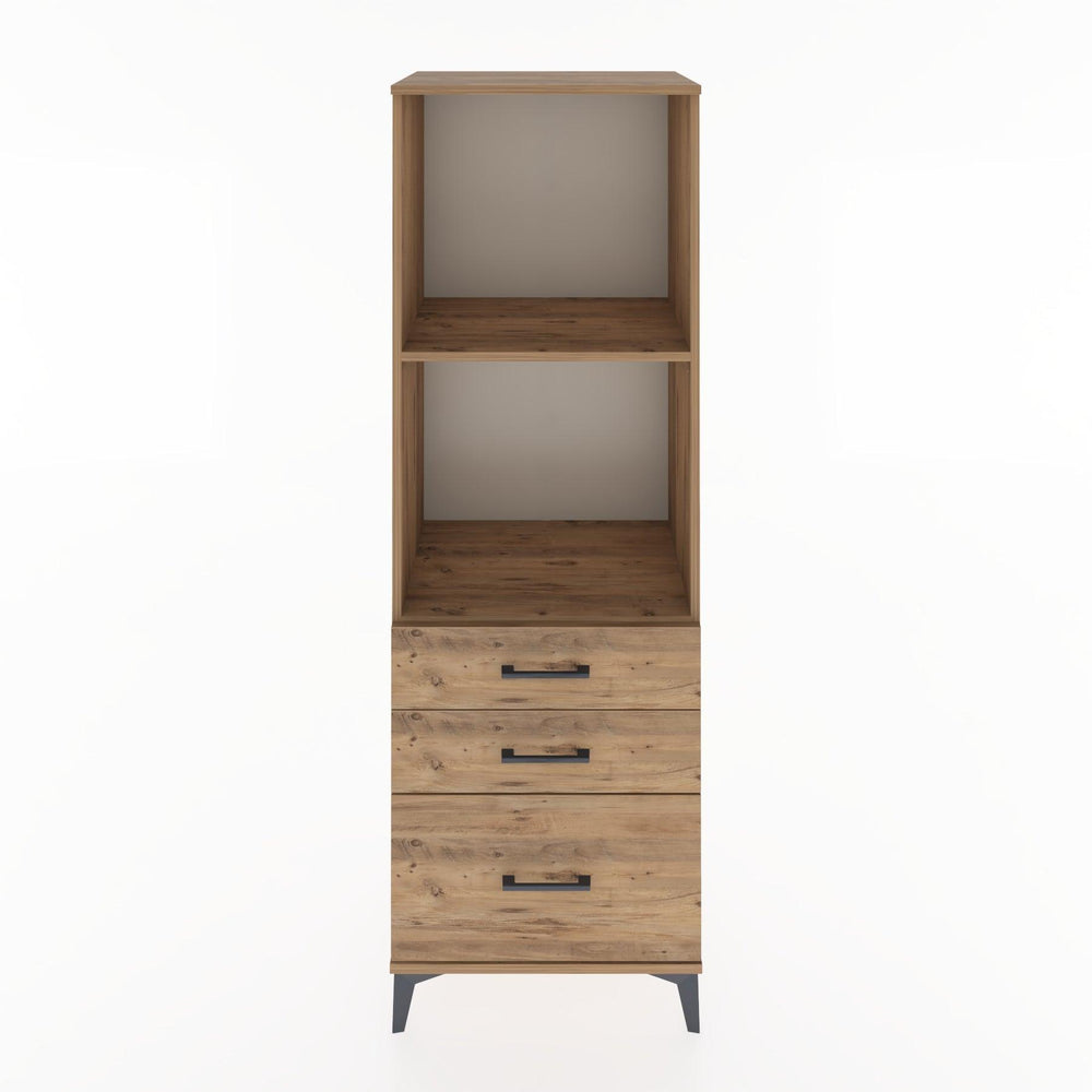 Woodntry Modular Cabinet Pine 60x44x170 cm with Drawers and Shelves CR42-3
