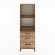 Woodntry Modular Cabinet Pine 60x44x170 cm with Drawers and Shelves CR42-3
