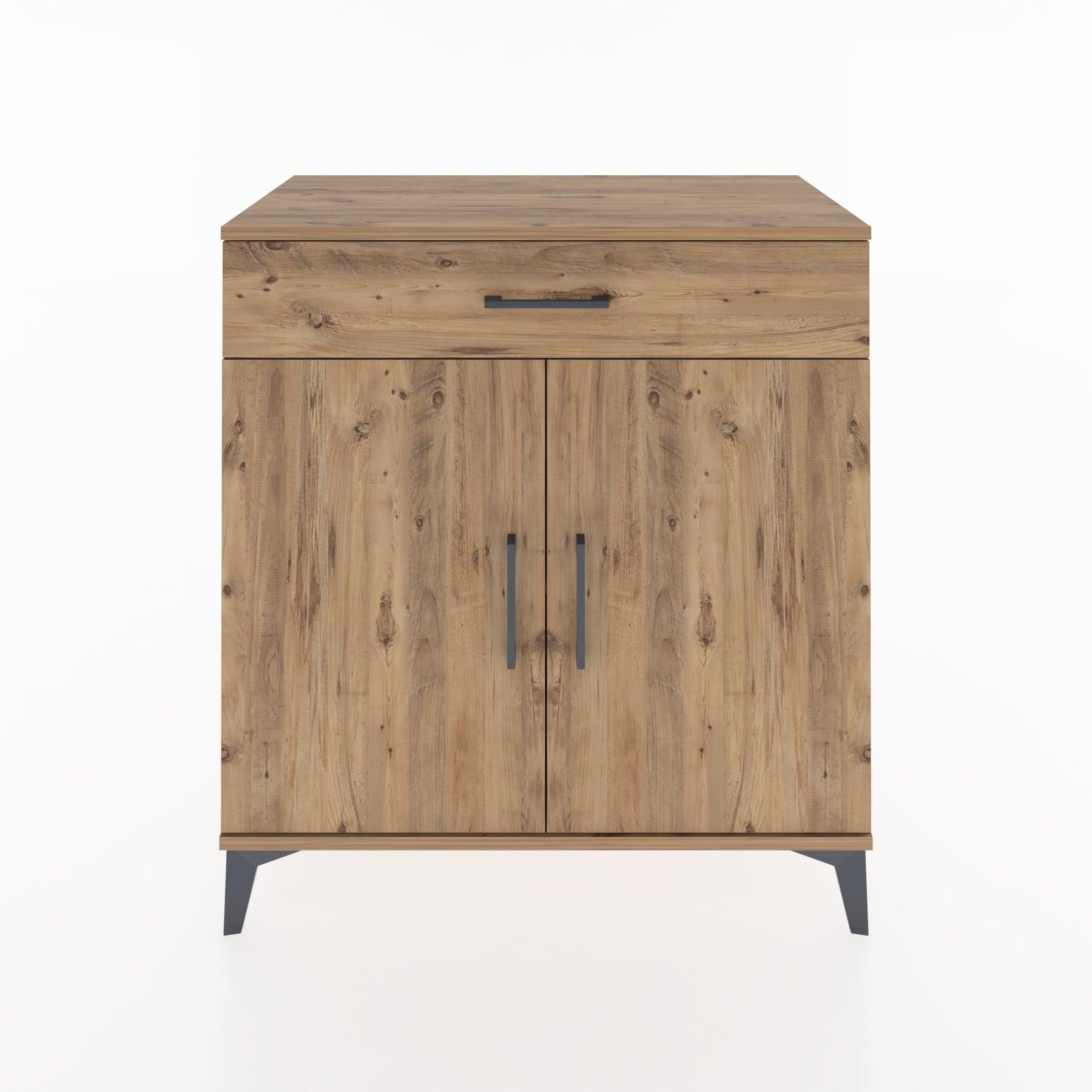 Woodntry Modular Dresser Pine 88x44x84 cm with Cover and Drawer KC80-3