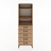 Woodntry Modular Cabinet Pine 60x44x170 cm with Drawers and Shelves CR35-3