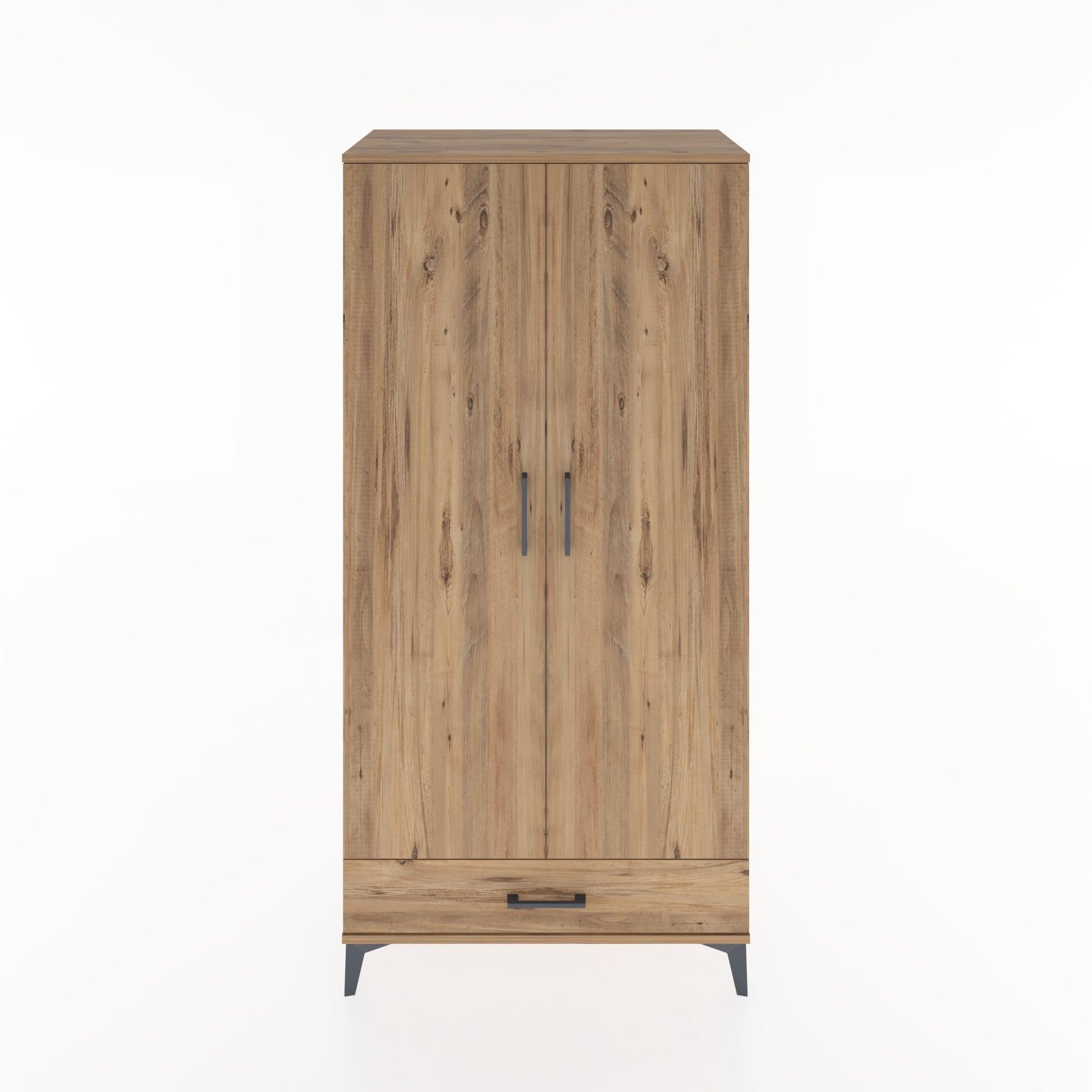 Woodntry Modular Cabinet Pine 88x44x170 cm with Doors and Drawers KC30-3