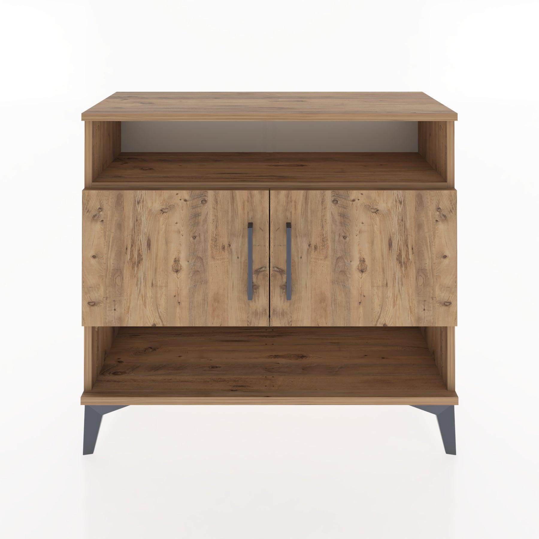 Woodntry Modüler Şifonyer Çekmece ve Kapaklı V3 88x30x68 cm Aytaşı - Woodntry