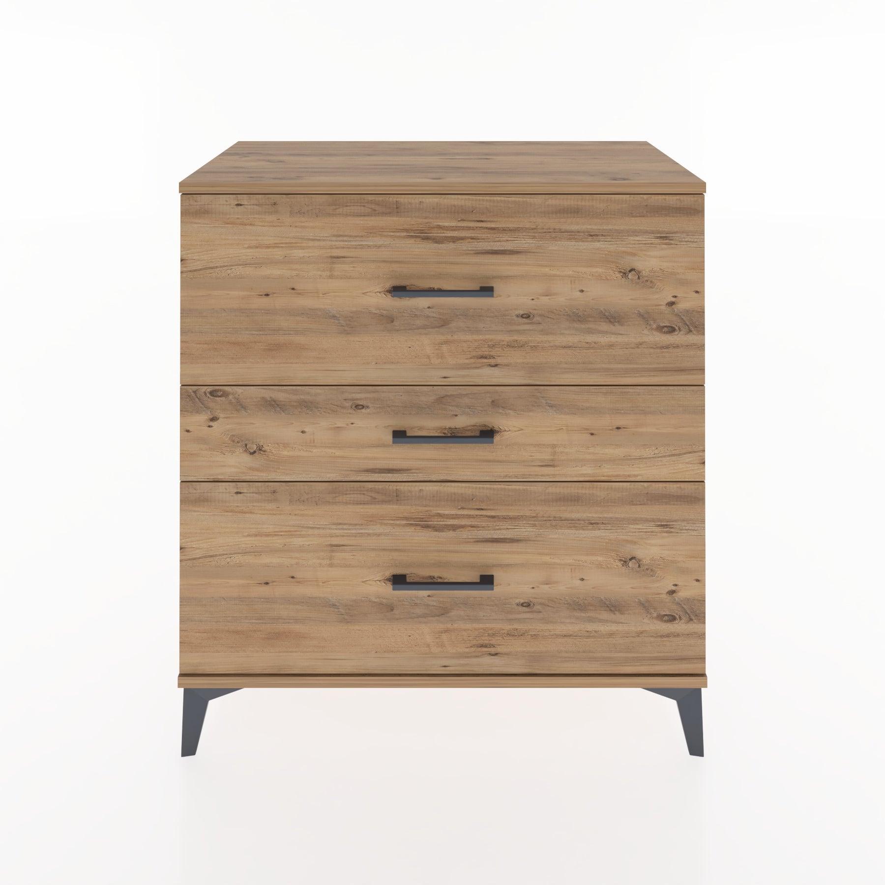 Woodntry Modular Dresser Pine 88x44x84 cm Drawer C1-3