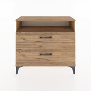 Woodntry Modüler Şifonyer İki Çekmeceli V6 88x30x68 cm Çam - Woodntry