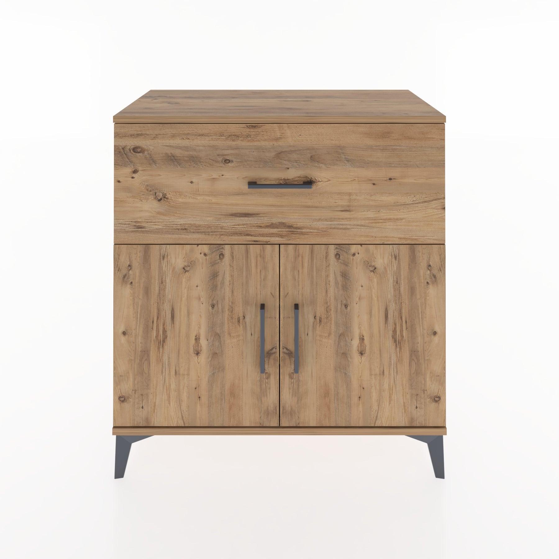 Woodntry Modular Dresser Pine 88x44x84 cm with Cover and Drawer KC49-3