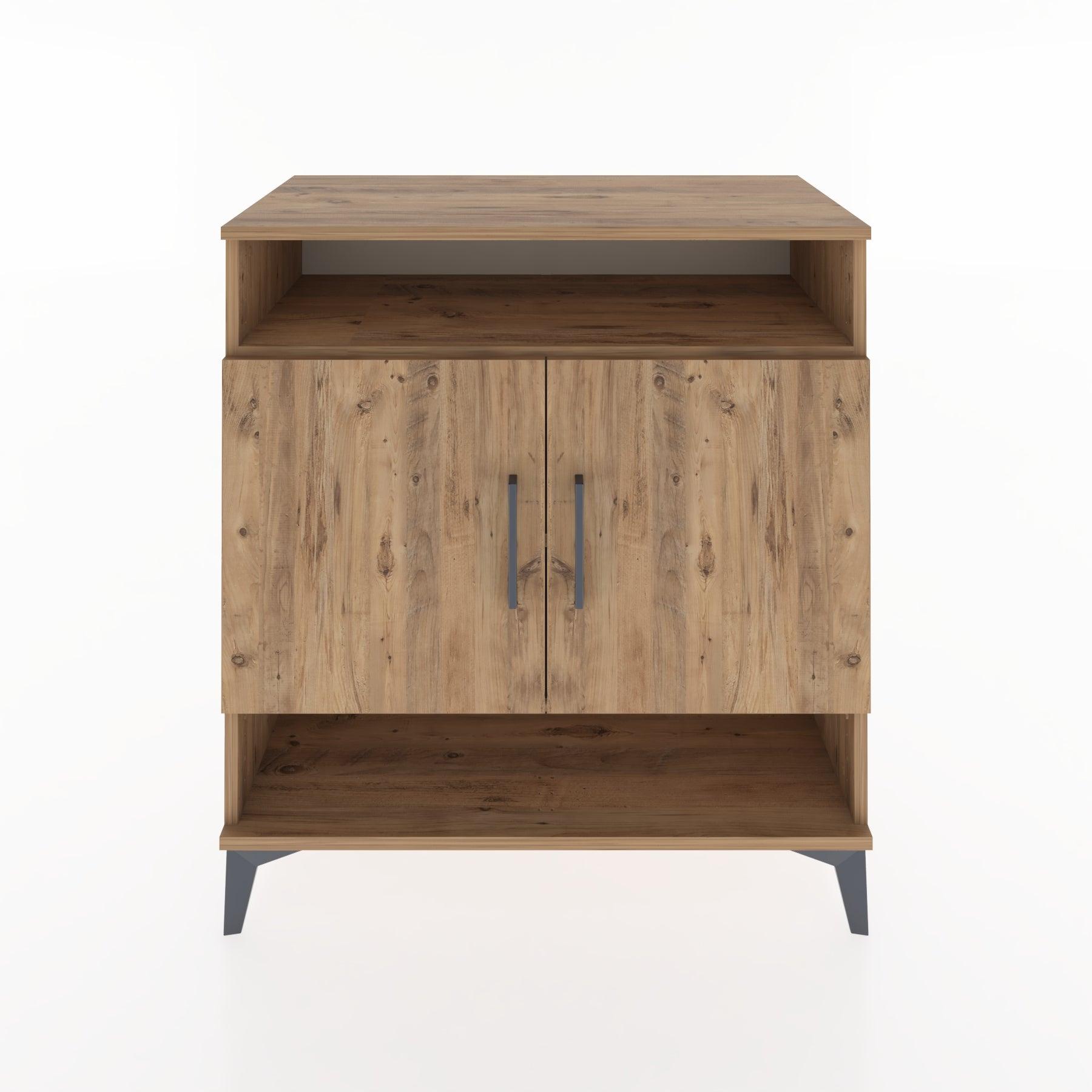 Woodntry Modular Dresser Pine 88x44x84 cm with Cover and Shelf KR68-3