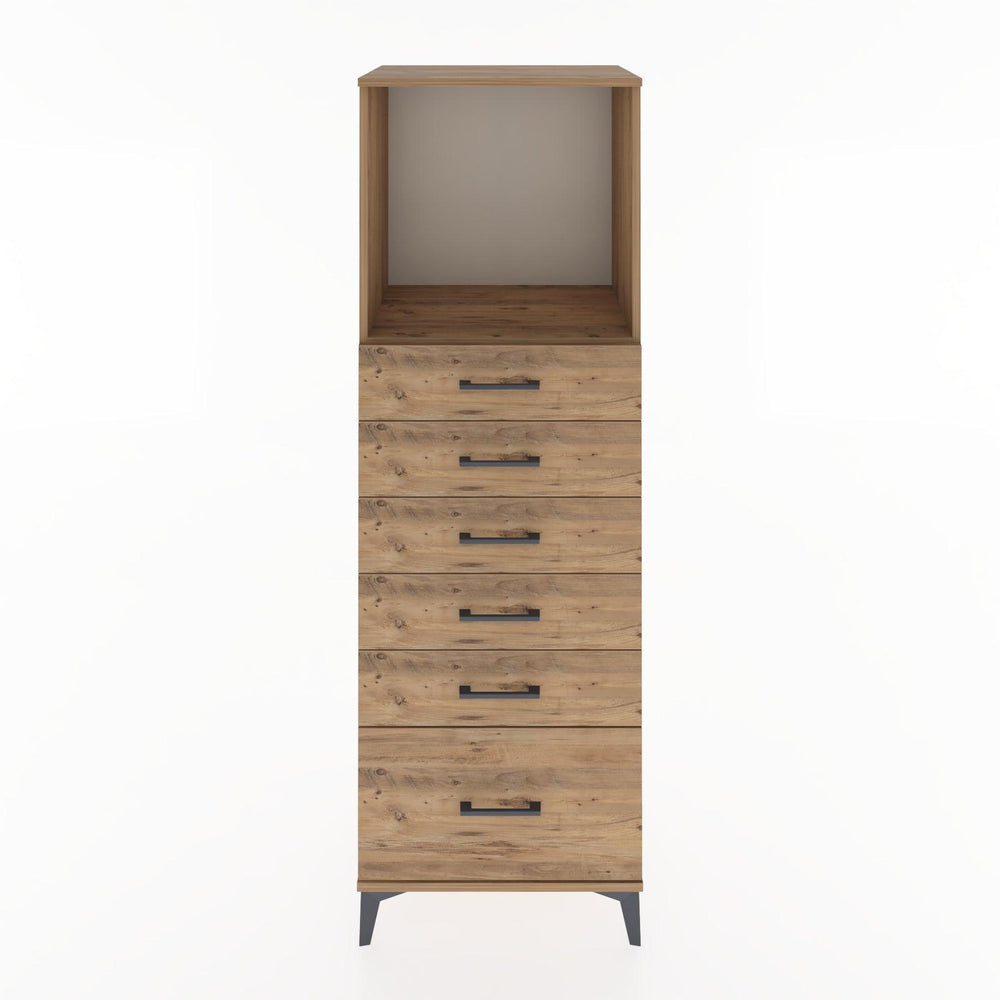 Woodntry Modular Cabinet Pine 60x44x170 cm with Drawers and Shelves CR39-3