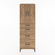 Woodntry Modular Cabinet Pine 60x44x170 cm with Doors and Drawers KC19-3