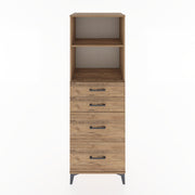 Woodntry Modular Cabinet Pine 60x44x170 cm with Drawers and Shelves CR46-3