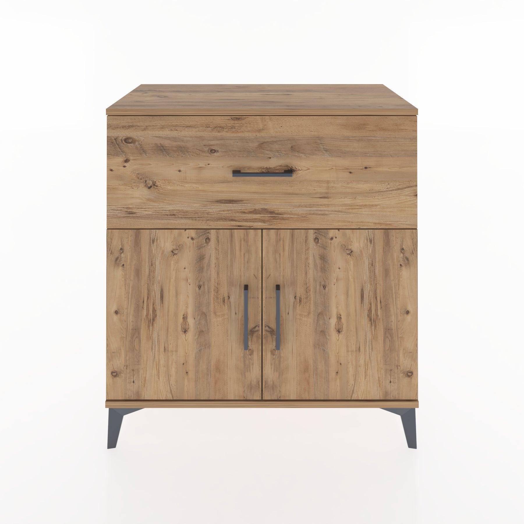 Woodntry Modular Dresser Pine 88x44x84 cm with Cover and Drawer KC51-3
