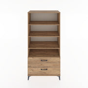 Woodntry Modular Cabinet Pine 88x44x170 cm with Drawers and Shelves CR43-3