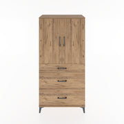 Woodntry Modular Cabinet Pine 88x44x170 cm with Doors and Drawers KC20-3