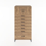 Woodntry Modular Cabinet Pine 88x44x170 cm with Doors and Drawers KC10-3