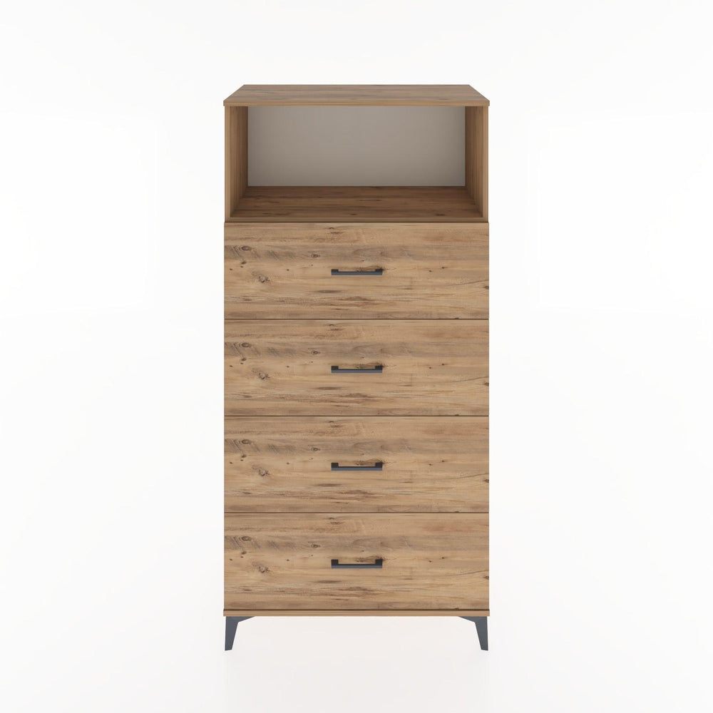 Woodntry Modular Cabinet Pine 88x44x170 cm with Drawers and Shelves CR53-3