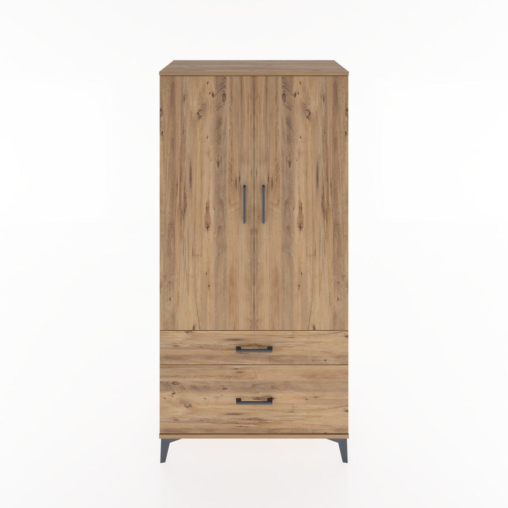 Woodntry Modular Cabinet Pine 88x44x170 cm with Doors and Drawers KC15-3