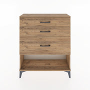 Woodntry Modular Dresser Pine 88x30x94 cm with Drawers and Shelves CR15-3