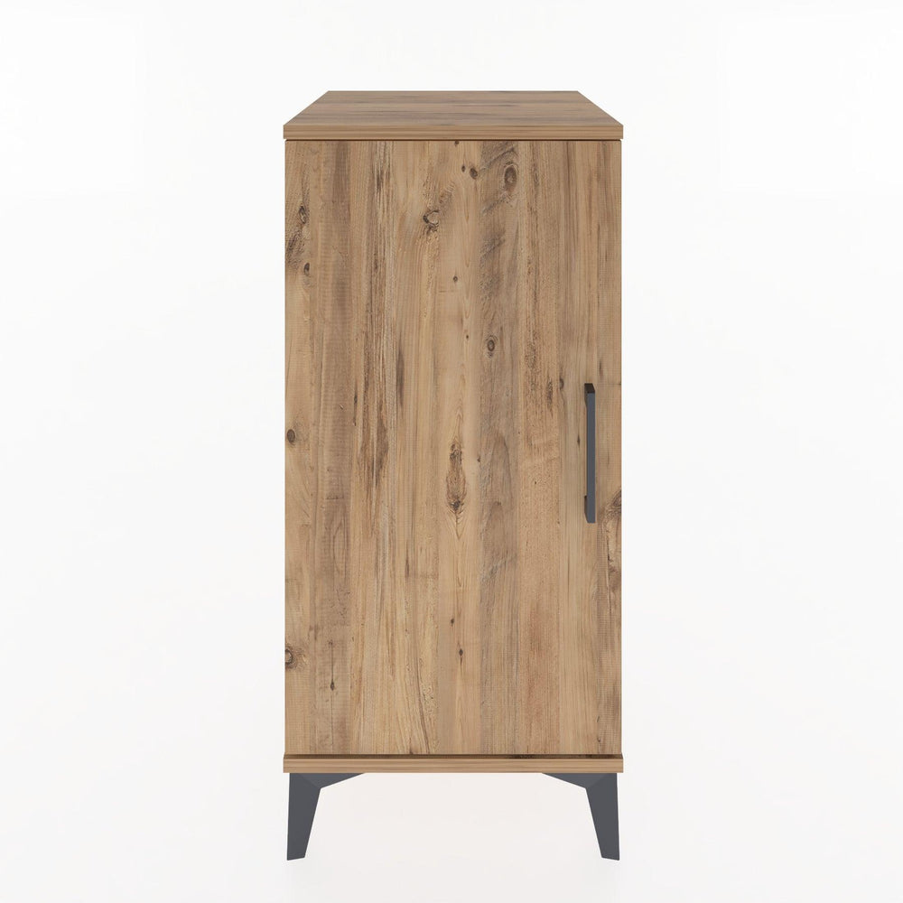 Woodntry Modüler Komodin Çam 44x44x84 cm Kapaklı K23-3