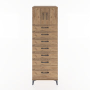 Woodntry Modular Cabinet Pine 60x44x170 cm with Doors and Drawers KC10-3
