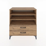 Woodntry Modüler Şifonyer Çam 88x44x84 cm Çekmeceli ve Raflı CR15-3