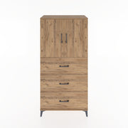 Woodntry Modular Cabinet Pine 88x44x170 cm with Doors and Drawers KC24-3
