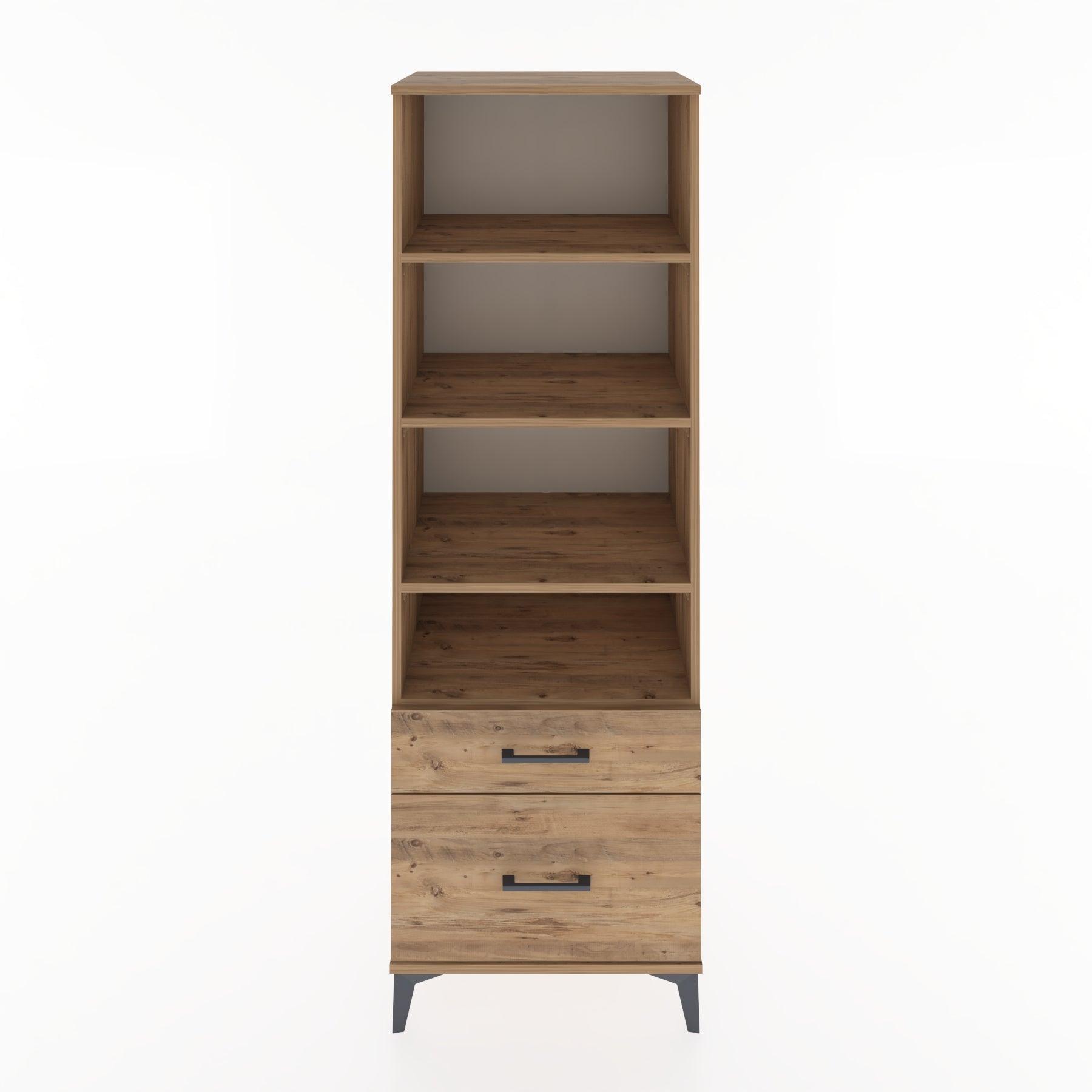Woodntry Modular Cabinet Pine 60x44x170 cm with Drawers and Shelves CR43-3